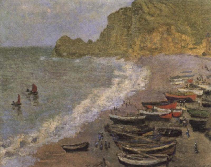 Claude Monet The Beach at Etretat china oil painting image